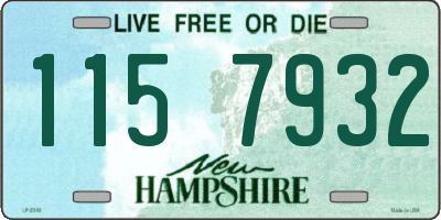 NH license plate 1157932