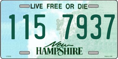 NH license plate 1157937