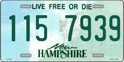 NH license plate 1157939
