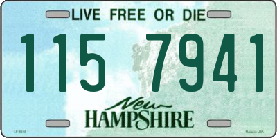 NH license plate 1157941