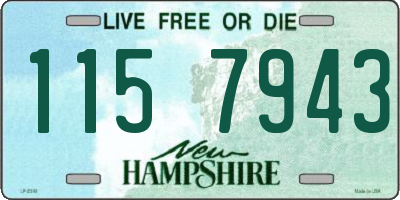 NH license plate 1157943