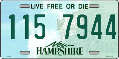NH license plate 1157944