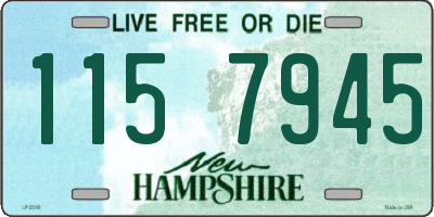 NH license plate 1157945