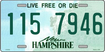 NH license plate 1157946