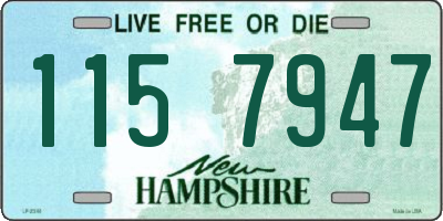 NH license plate 1157947