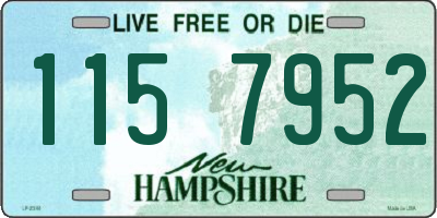 NH license plate 1157952