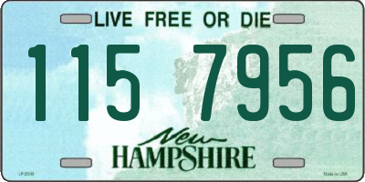 NH license plate 1157956