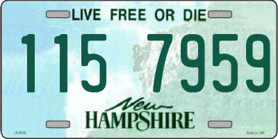 NH license plate 1157959