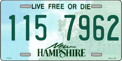 NH license plate 1157962