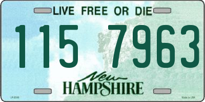 NH license plate 1157963