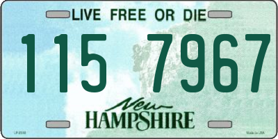 NH license plate 1157967