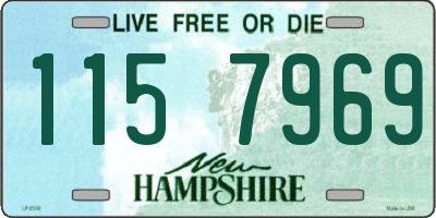 NH license plate 1157969