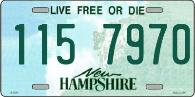 NH license plate 1157970