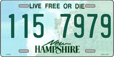 NH license plate 1157979