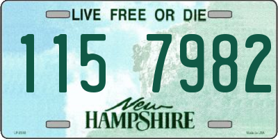 NH license plate 1157982