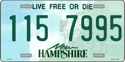NH license plate 1157995
