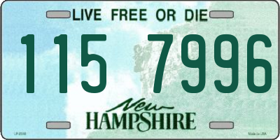 NH license plate 1157996