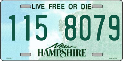 NH license plate 1158079