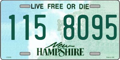 NH license plate 1158095
