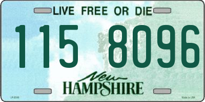NH license plate 1158096