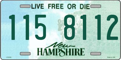 NH license plate 1158112