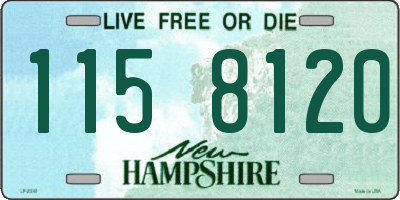 NH license plate 1158120