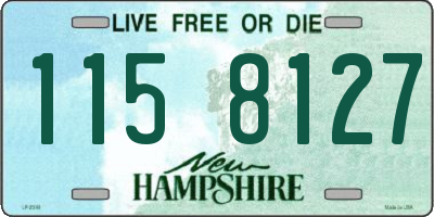 NH license plate 1158127