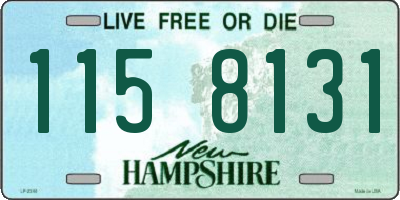 NH license plate 1158131
