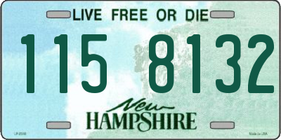 NH license plate 1158132
