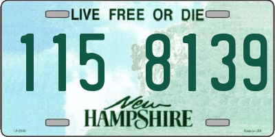 NH license plate 1158139
