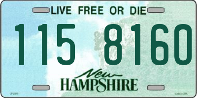 NH license plate 1158160