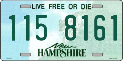 NH license plate 1158161