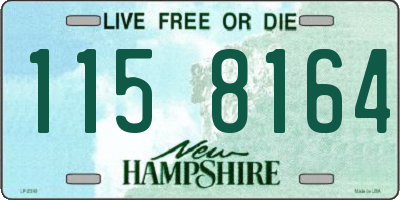 NH license plate 1158164