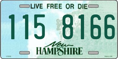NH license plate 1158166