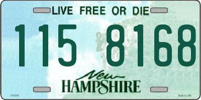 NH license plate 1158168