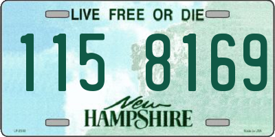 NH license plate 1158169