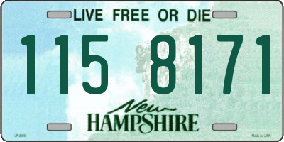 NH license plate 1158171