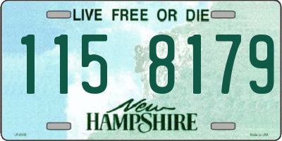 NH license plate 1158179