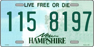 NH license plate 1158197
