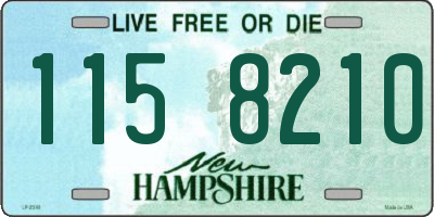 NH license plate 1158210