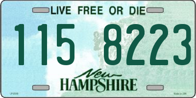 NH license plate 1158223