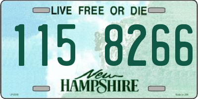 NH license plate 1158266