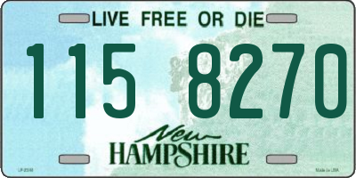 NH license plate 1158270