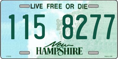 NH license plate 1158277