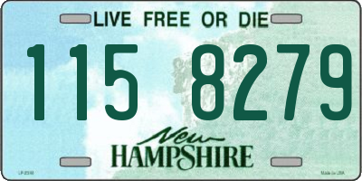 NH license plate 1158279