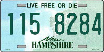 NH license plate 1158284