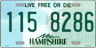 NH license plate 1158286
