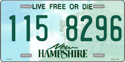 NH license plate 1158296