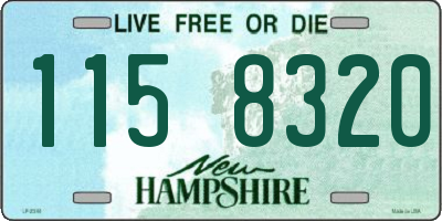 NH license plate 1158320