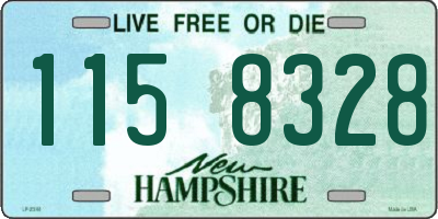 NH license plate 1158328